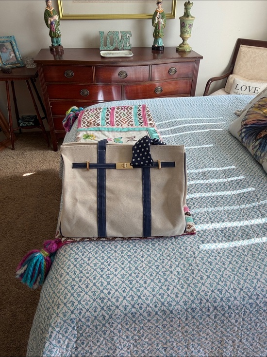 Handbags - Canvas Hermes like style